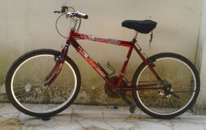 Bicicleta antes de convertirla