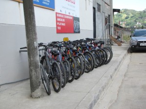 Parqueadero de bicicletas instalado en MegaPlast